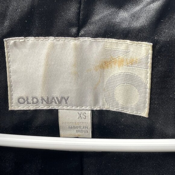 Old Navy Gray Wool Blend Pea Coat XS Tailored Double Button Lined - Picture 5 of 7